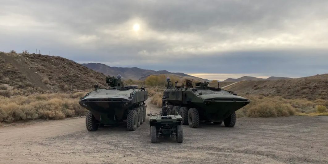 The successful demonstration of MUM-T capabilities shows the versatility of the built-in growth capacity in the ACV C4UAS. (Photo: BAE Systems)